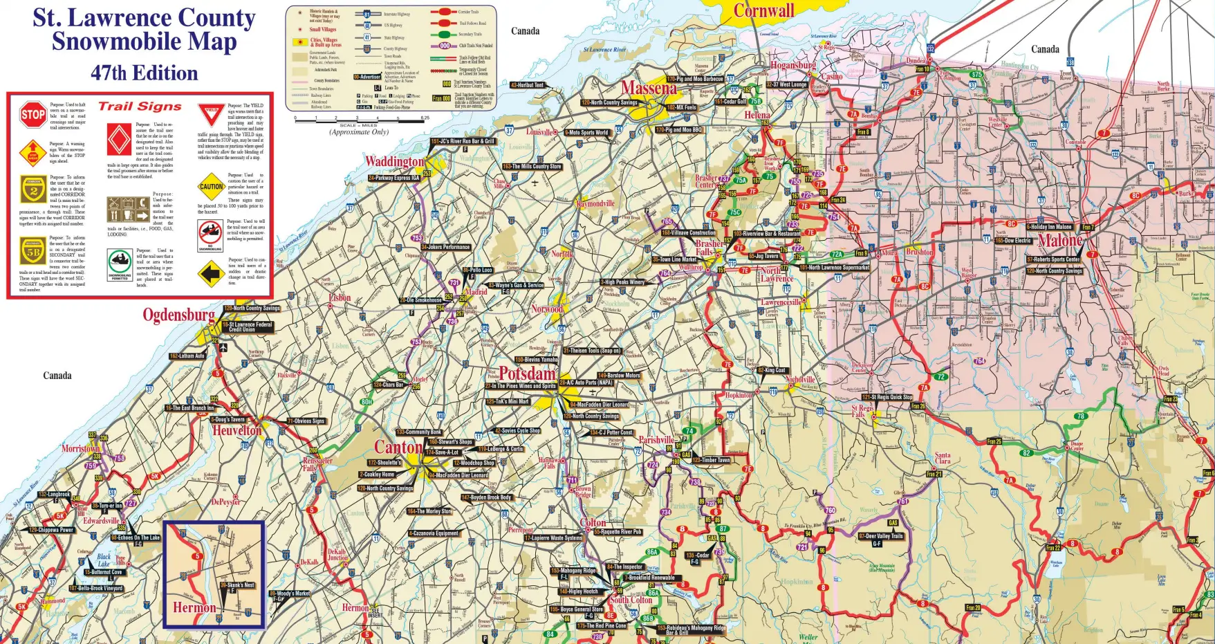 A map of the state of germany with all its roads and highways.